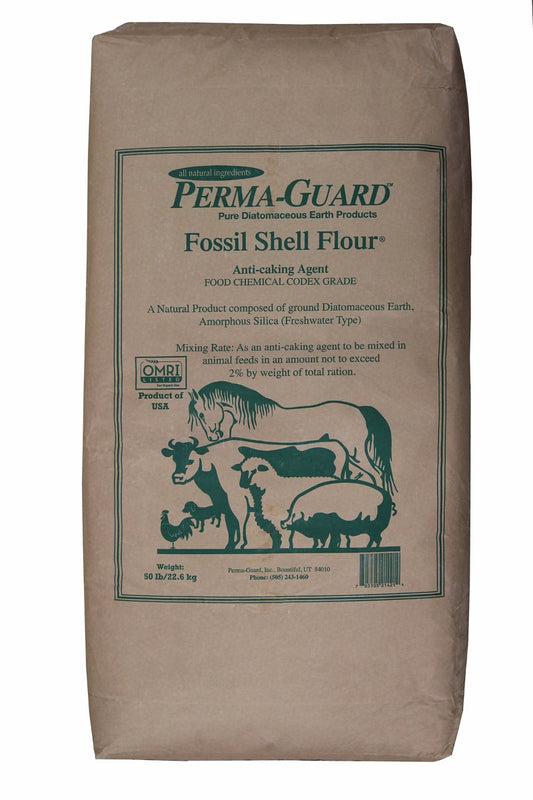 PERMA-GUARD Fossil Shell Flour 50lb Bag
